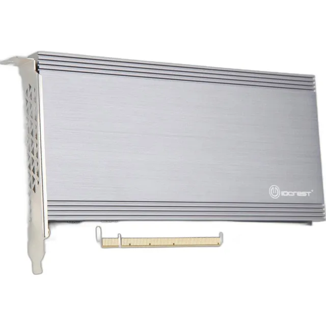 I O Crest Si Pex40129 Dual M.2 Nvme Ports To Pcie 3.0 X16 B