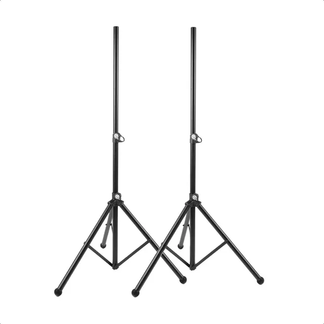 Pack X 2 Pie Soporte Bafle Tripode Acero Con Funda Quik Lok