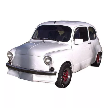 Spoiler Fiat 600 Con Porta Patente Delantero