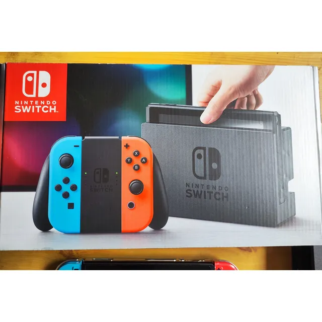 Nintendo Switch 32gb Color Rojo Neón, Azul Neón Y Negro