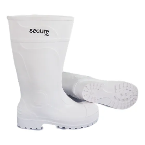 Bota Pvc Blanca Seguridad Puntera Rh Lichi T-38