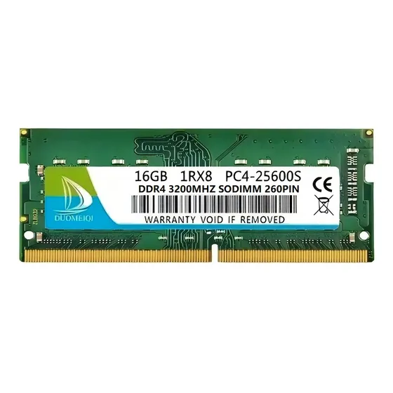 Memoria Ram DDR4 16g Gamer Ddr4-3200mhz Sodimm para laptops Pc4-25600 Duomeiqi CL17 260Pin verde