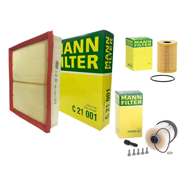 Kit 3 Filtros Mann Nissan Frontier Renault Alaskan 2.3