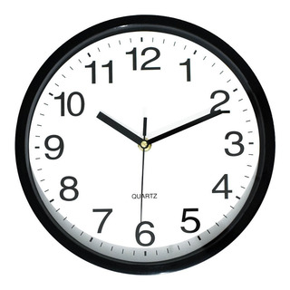 Reloj De Pared Moderno Silencioso Color Negro Clásico Quartz Reloj De Pared Moderno Silencioso Color Negro Clásico Quartz