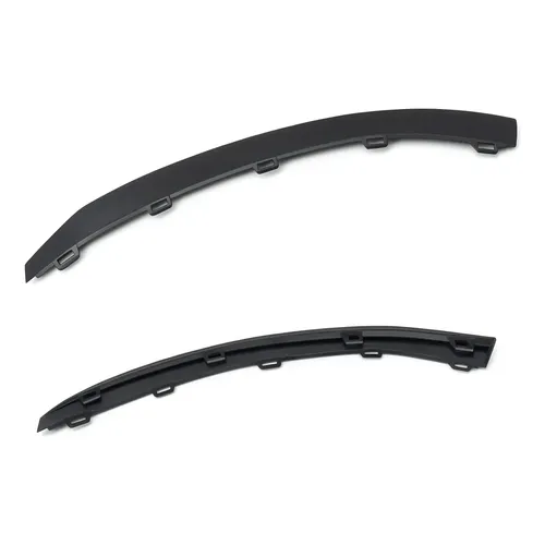 Side Skirt Extension Lip Splitter Rear 78.7 In Gloss Black