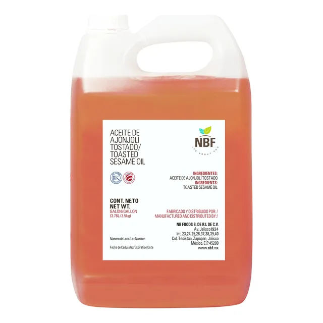 Aceite De Ajonjoli Tostado Nbf 3.78l Saludable Cocina