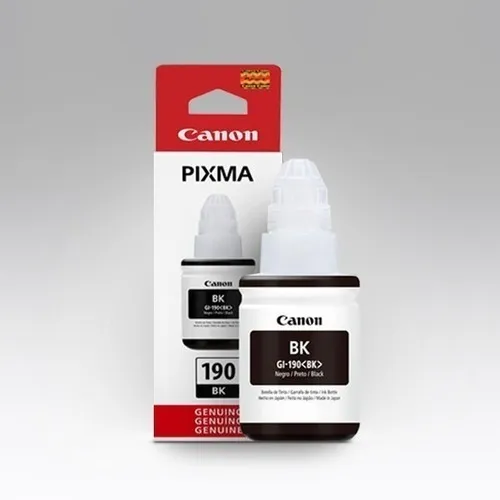 Botella Tinta Canon 190 Negro Gi-190 Bk  Original  Caduca 