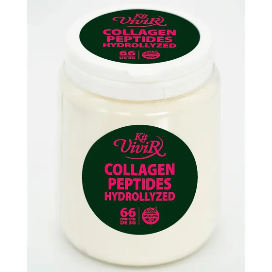 Peptidos De Colageno+ Citrato De Magnesio Kit Vivir 200g