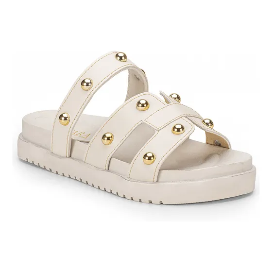 Sandalia Feminina Papete Com Bolinhas Chinelo