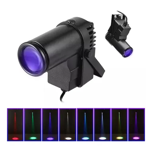 Cabezas Moviles,luces De Dj Foco Led Dmx Rgbw 4in1 De 30 W