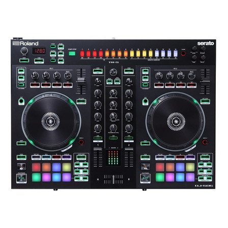 Controlador DJ Roland DJ-505 negro de 2 canales