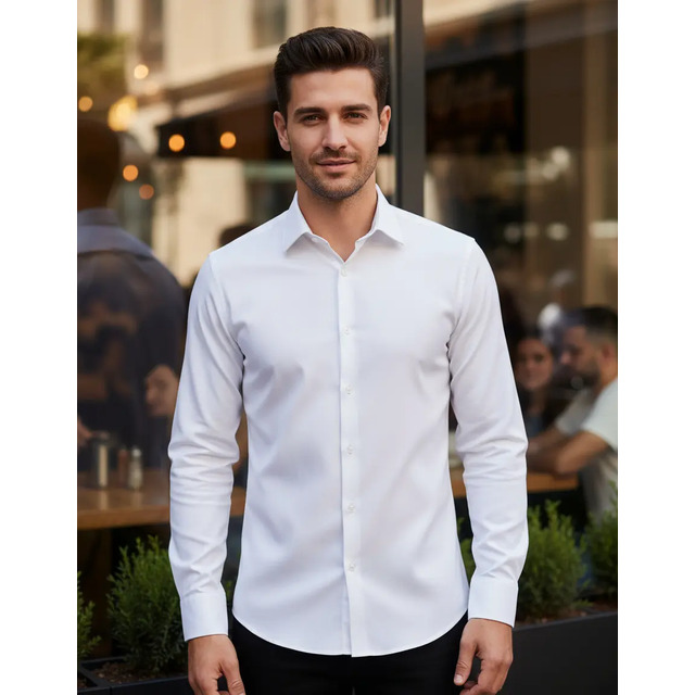 Camisas Social Masculina Slim Fit Atacado P Ao Plus Size