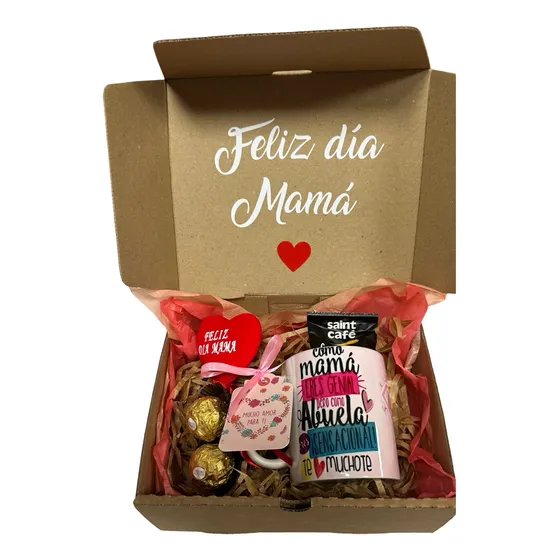 Taza Personalizada C/caja Día De Las Madres Regalo Especial Modelo 4 Súper Mamá Abuela