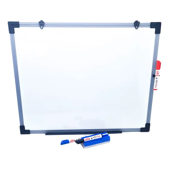 Combo Kit Pizarra/pizarrón Blanca 61x46 Cm Fibron + Borrador