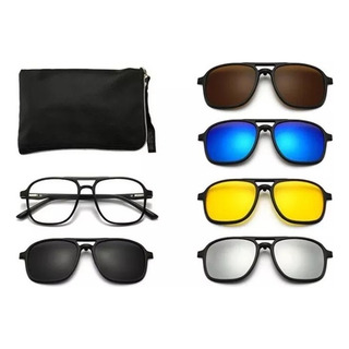 Lentes Occhio Clip On 5 En 1 Modelo 2333 Intercambiables Lentes Occhio Clip On 5 En 1 Modelo 2333 Intercambiables