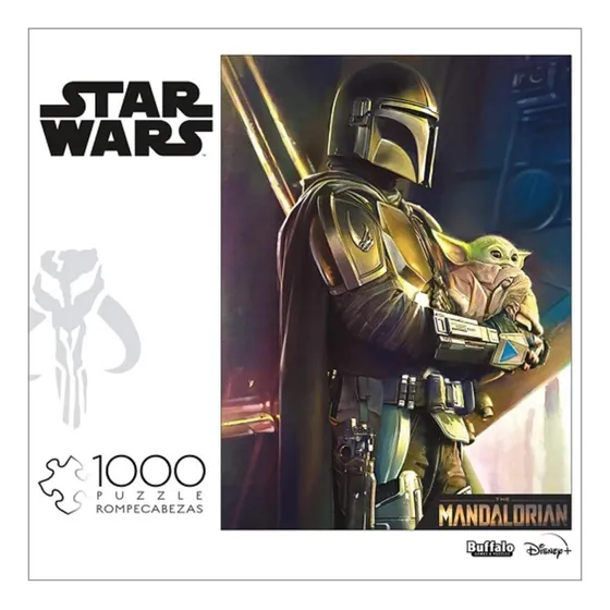 Rompecabezas 1000 Pzas Star Wars Mandalorian Grogu Baby Yoda