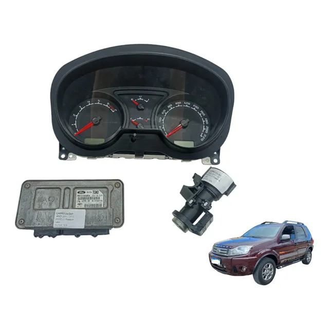 Kit Modulo Cod Painel Eco Sport Freestile 1.6 8v 2011 Usado