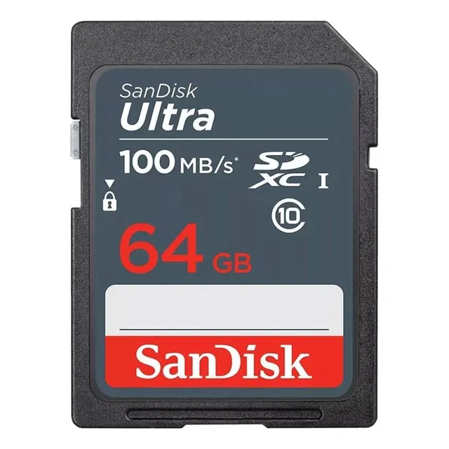 Sandisk Ultra, Tarjeta Sdxc 64gb, Uhs-i, Clase 10, 100mb/s