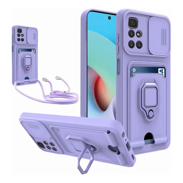 Funda For Xiaomi Redmi Con Protección De Cámara Y Soporte