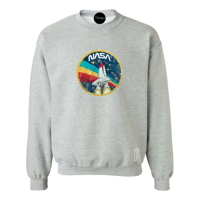 Buzo Saco Deportivo Nasa Logo Antiguo Vintage Retro Crewneck