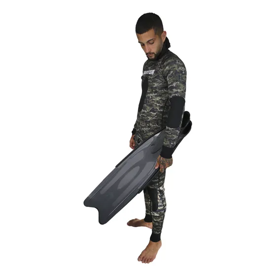 Calça E Jardineira Neoprene Pesca Sub Dive Motion Camo Brown