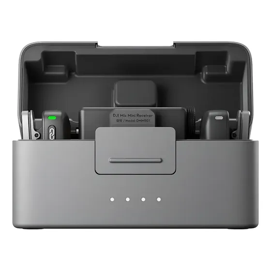 Micrófono Dji Mic Mini (2 Tx + 1 Rx + Charging Case) Negro | Cuotas sin interés
