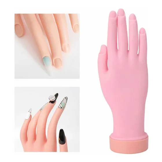Mano De Práctica Para Uñas Gel Y Acrílicas