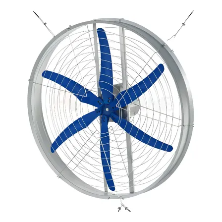 Ventilador Industrial P/ Galpão 1 Metro 110/220v Monofásico 1 M 60 Galvanizado 110 / 220v Monofásico Azul Nylon Com Fibra De Vidro 6