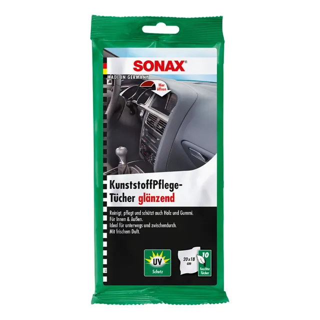 Set 10 Toallitas Para Plasticos Sonax