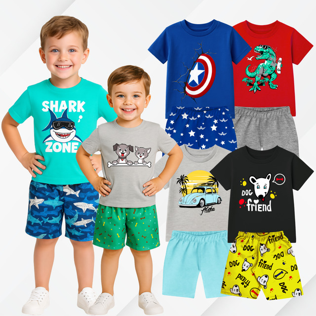 Kit 8 Peças De Roupa Infantil Masculino Bebe Menino Atacado Kit 8 Peças De Roupa Infantil Masculino Bebe Menino Atacado