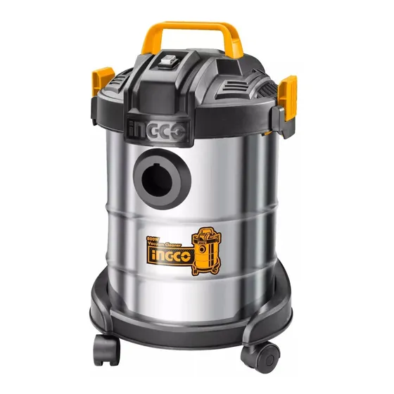 Aspiradora 12lt 800w Seco Humedo Ingco Tacho Inoxidable-