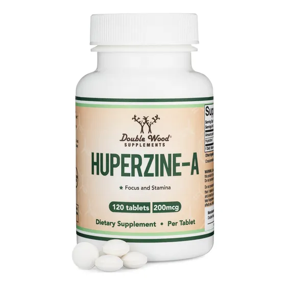 Suplemento Double Wood Supplements Huperzine A 200 Mcg X 120