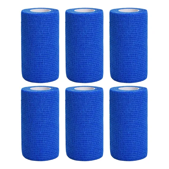 Pack X 6 Vendas Autoadherentes 10cm X 4,5m Vendaje Cohesivo