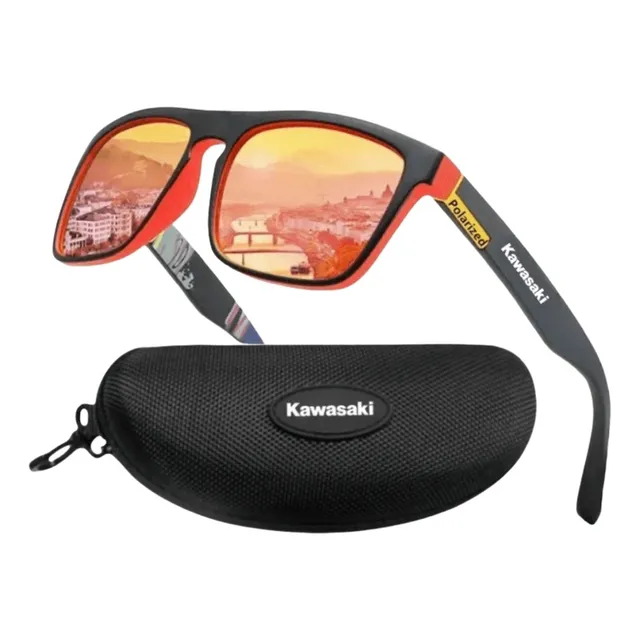 Gafas Kawasaki Hd Polarizadas, Uv, Livianas, Conduccion Moto