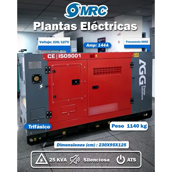 Agg Cu55d6 Planta Eléctrica Trifásica