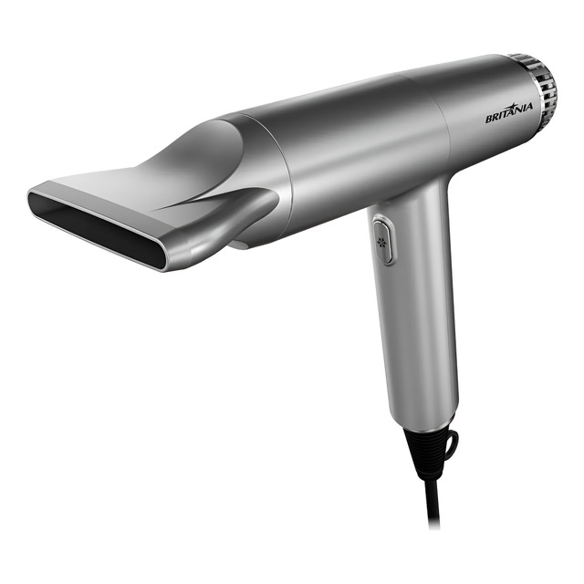 Secador De Cabelos Bsc3400 1600w Mais Silencioso Cinza Britânia