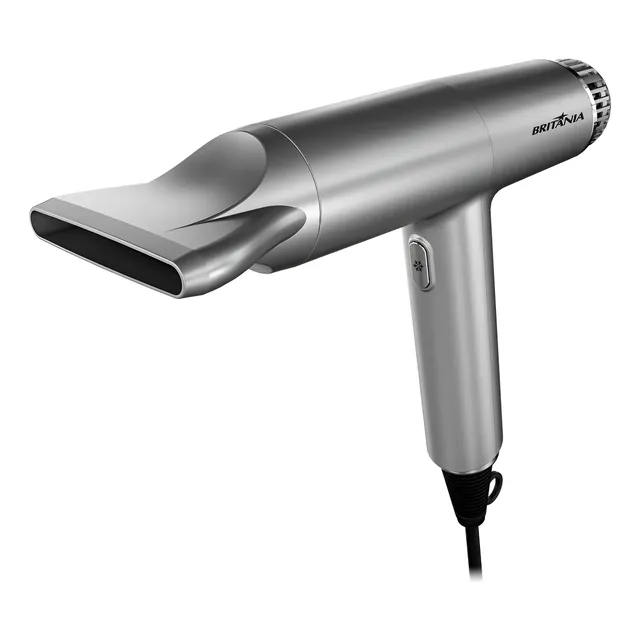 Secador De Cabelos Bsc3400 1600w Mais Silencioso Cinza Britânia