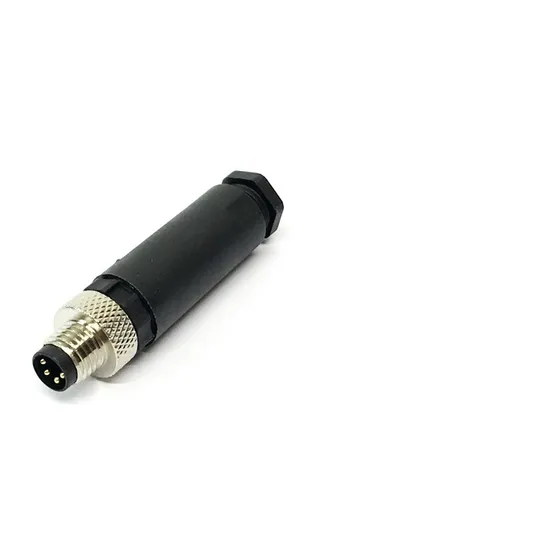 Conector M8 4 Pinos Macho Reto Para Montar Sensor