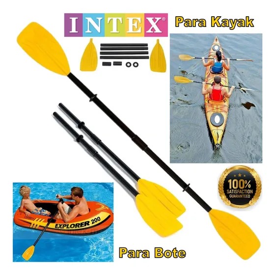 Juego De Remos Franceses Intex De 1.22cm 48 Pulgadas Bote K6