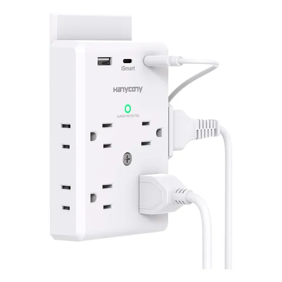 Multitoma Protector Voltaje Inteligente Cargador Pared