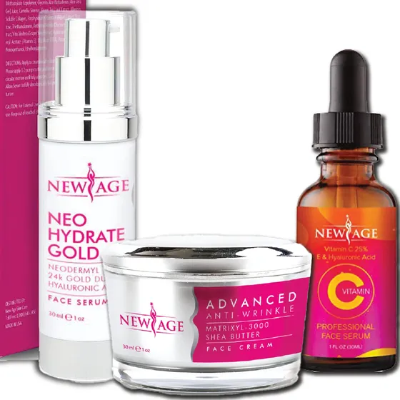 Nueva Edad Cuidado De La Piel Caja De Belleza (set Of Sq36j