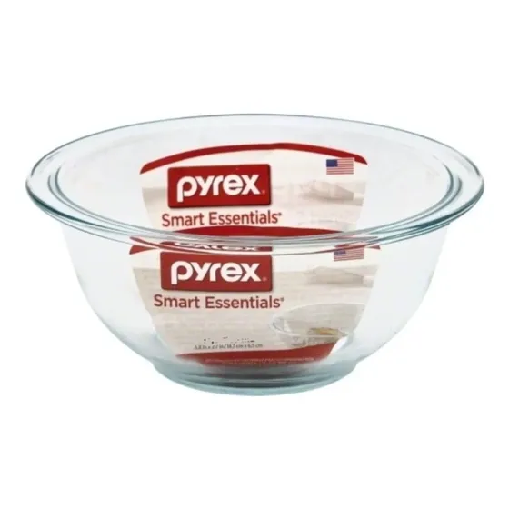 Bowl Fuente De Vidrio Pyrex Ensaladera Batidor Basic 2,35lts