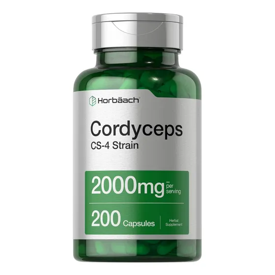 Suplemento Cordyceps Cs-4 2000mg 200 Capsulas Horbaach