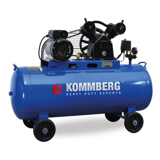 Compresor de aire eléctrico Kommberg KB-BC30100M monofásico 100 Litros 3hp 220V 50Hz azul