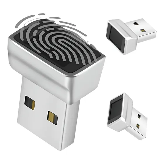 Leitor Usb Biometrico Para Login Seguro Windows Pc  Hello