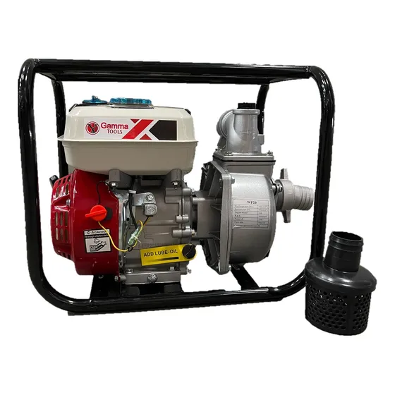 Motobomba Caudal 2x2 Aluminio 6.5hp Gasolina Gamma Tools