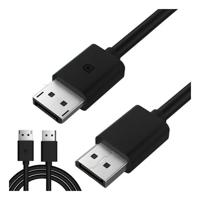 Cable Dp Displayport de 1,2 a 1,80 metros, 4K, Freesync Gsync, 144 Hz