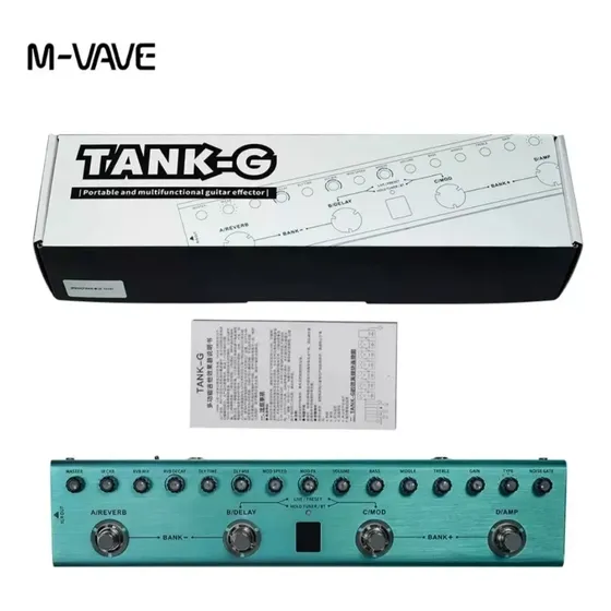 Multiefectos De Guitarra M-vave Tank-g