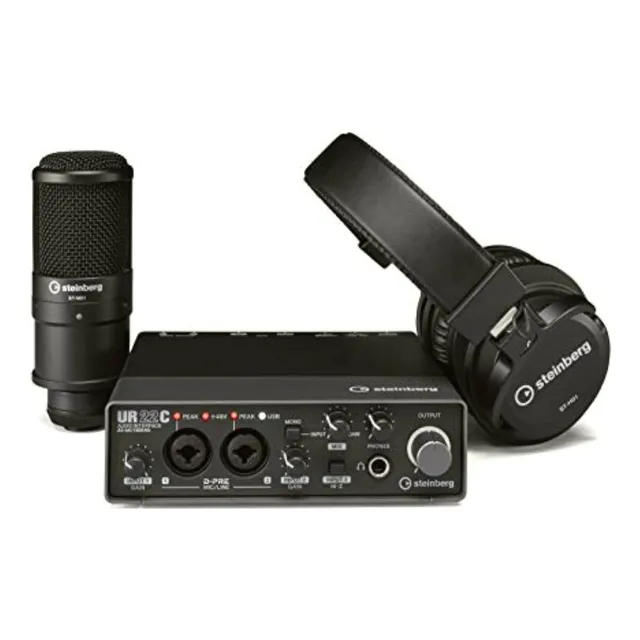 Steinberg Ur22c Recording Pack Incluye Microfono Y