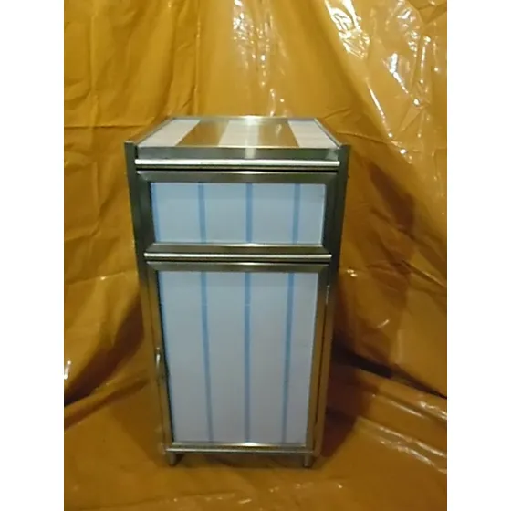 Papelera Acero Inoxidable Industrial Para Restauranes